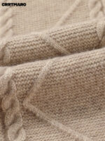 Men’s Textured Wool-Cashmere Button Cardigan - Image 9