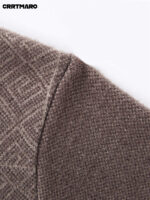 Men’s Textured Wool-Cashmere V-Neck Cardigan - Image 13