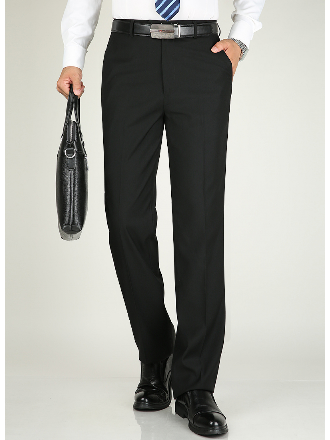 product-open-59fde0d034a14b09948e23bfc7de3a90-goods Men’s Tailored Wool-Blend Trousers - Image 1