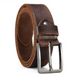 Men’s Cowhide Leather Belt — Adjustable Fit - Image 2