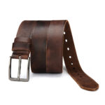 Men’s Cowhide Leather Belt — Adjustable Fit - Image 10