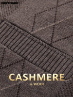 Men’s Wool-Cashmere Full-Zip Knit Jacket - Image 12
