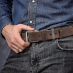 Men’s Cowhide Leather Belt — Adjustable Fit - Image 5