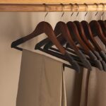 8-Piece Maple Wood & Velvet Hanger Set - Image 5
