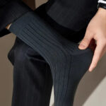 Men’s Cotton-Blend Dress Socks — 5-Pair Set - Image 3